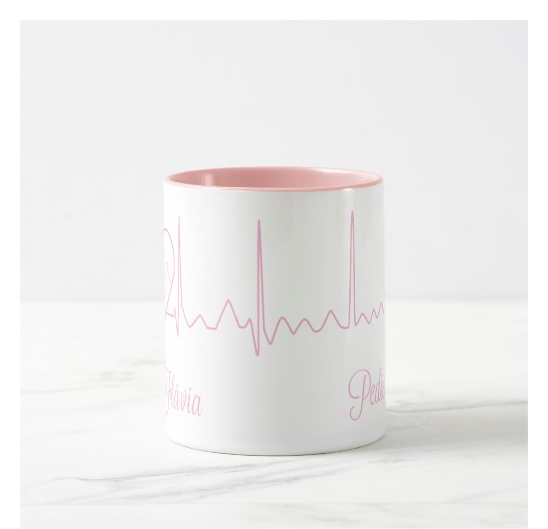Caneca Medicina Profissão Médica com Estetoscópio