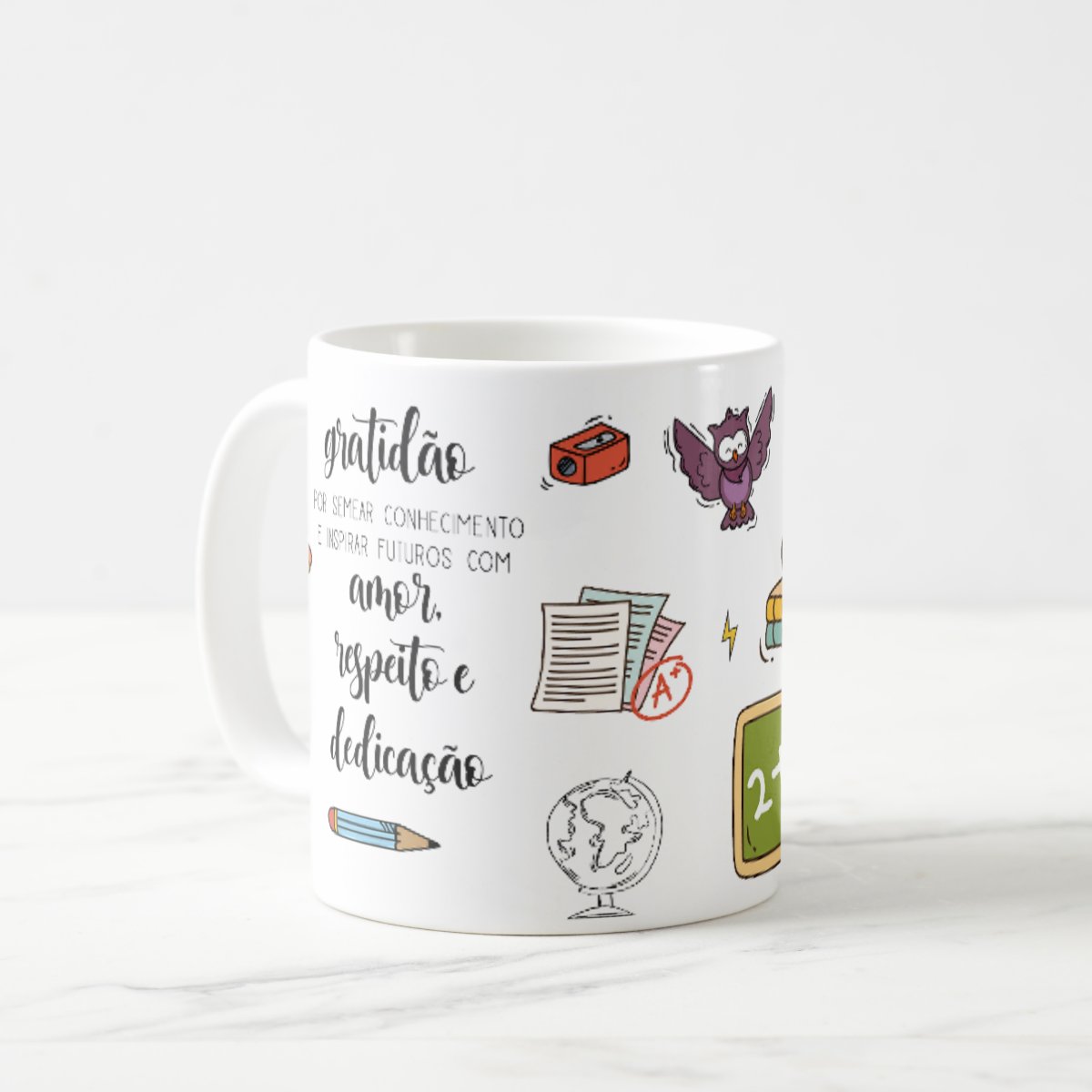 Kit 6 canecas Lembrancinhas Professor Canecas Personalizadas Agradecimento