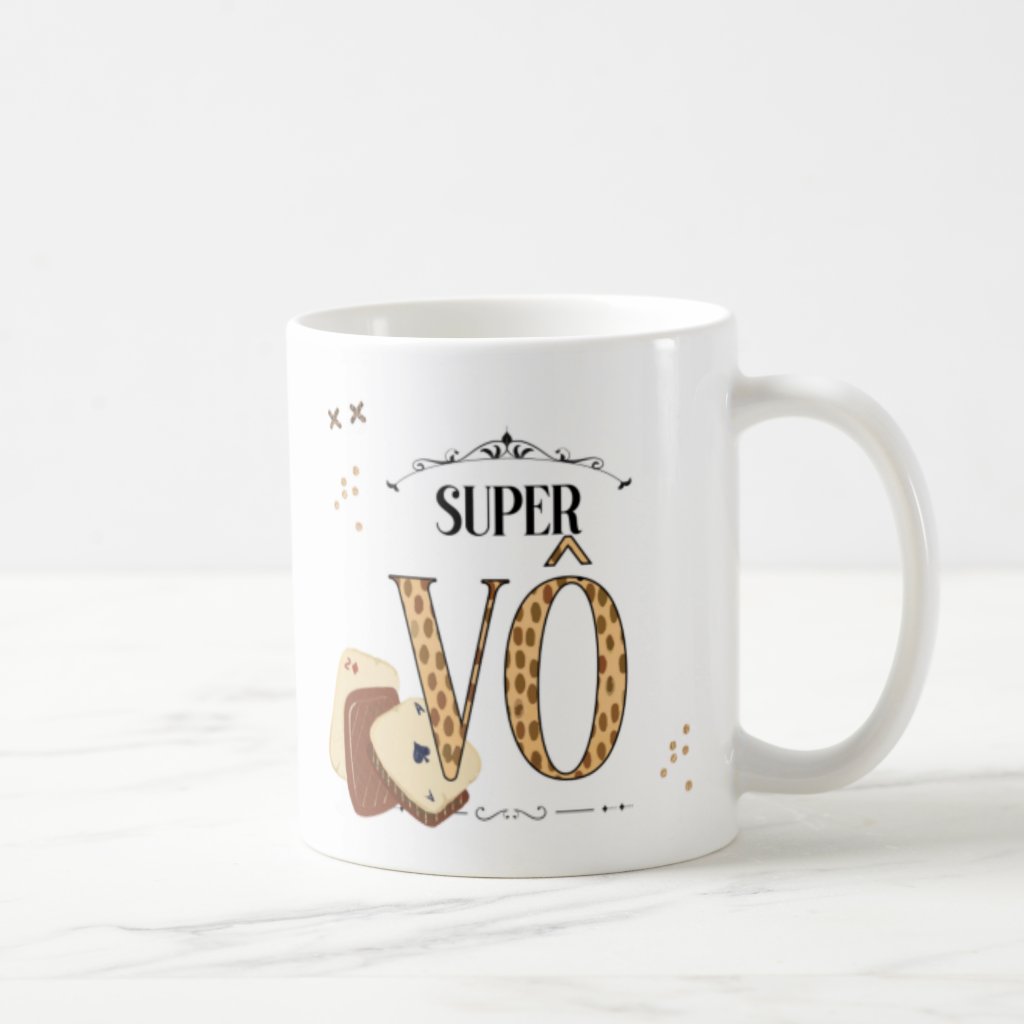 Caneca Personalizada Presente Especial para o Super Avô Vô - Família (Avó/Avô)
