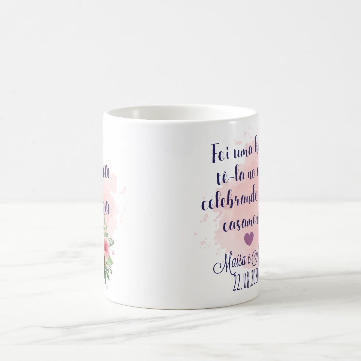 Caneca Casamento Lembrança Feminina Celebrante Pastora