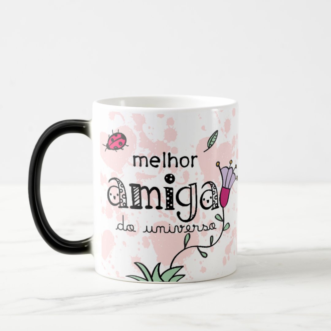 Caneca Mágica Presente Feminino Criativo para Melhor Amiga