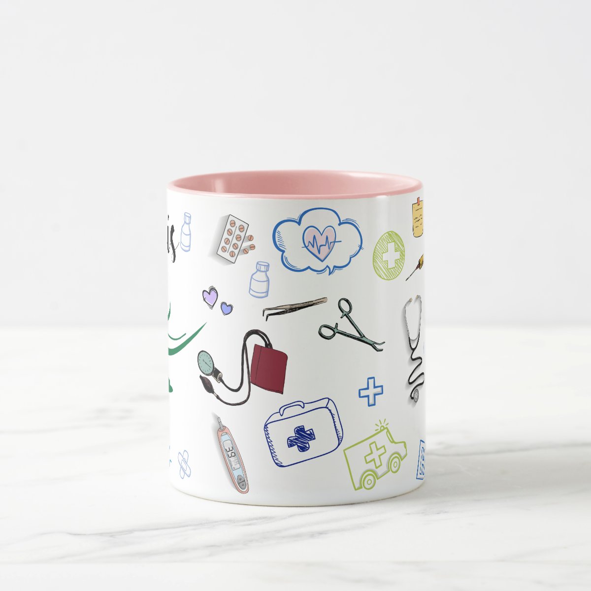 Caneca Profissão Enfermagem Presente Enfermeira