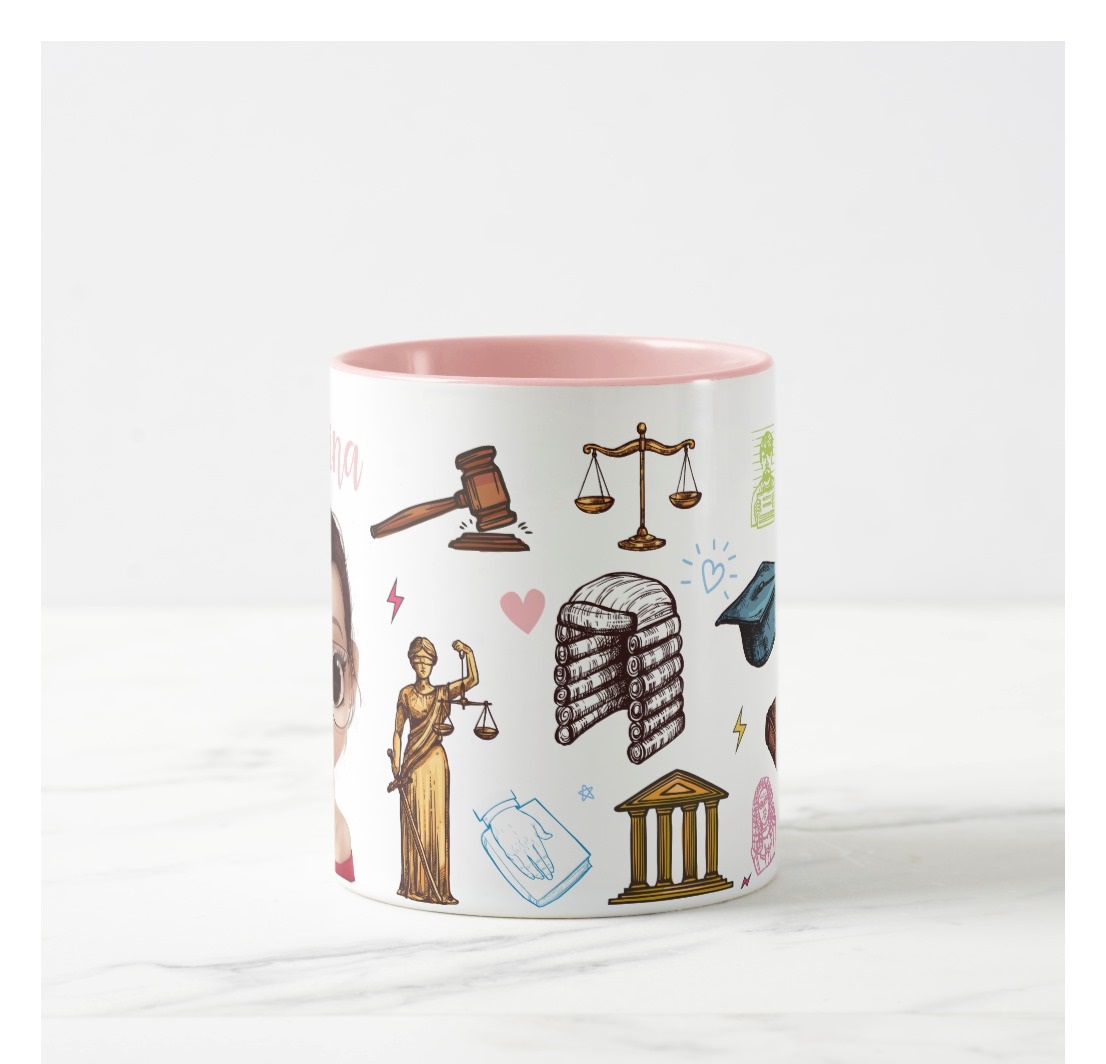 Caneca Profissão Presente Advogada Formatura Direito
