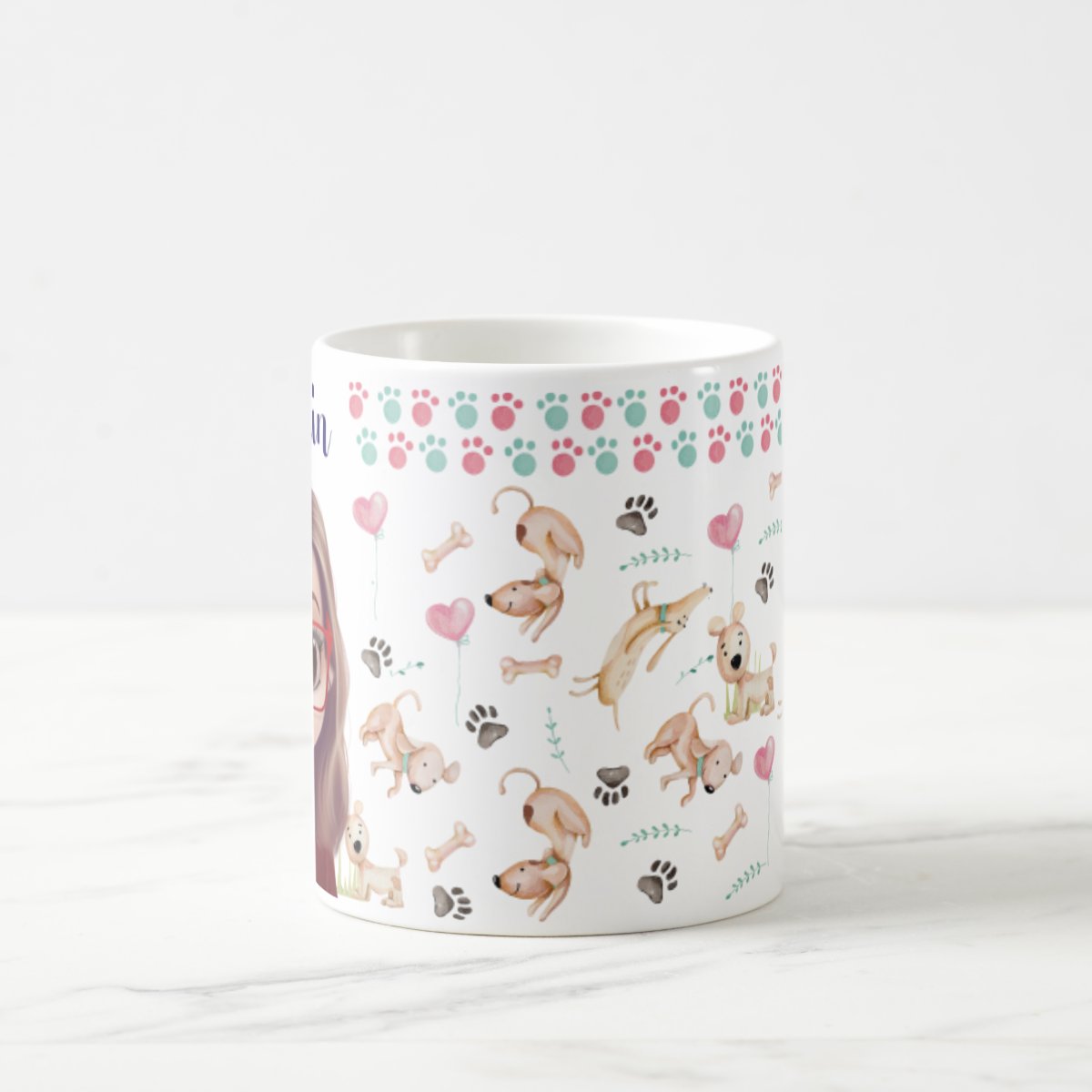 Caneca Personalizada Criativa de Vira Lata Neutra com Avatar
