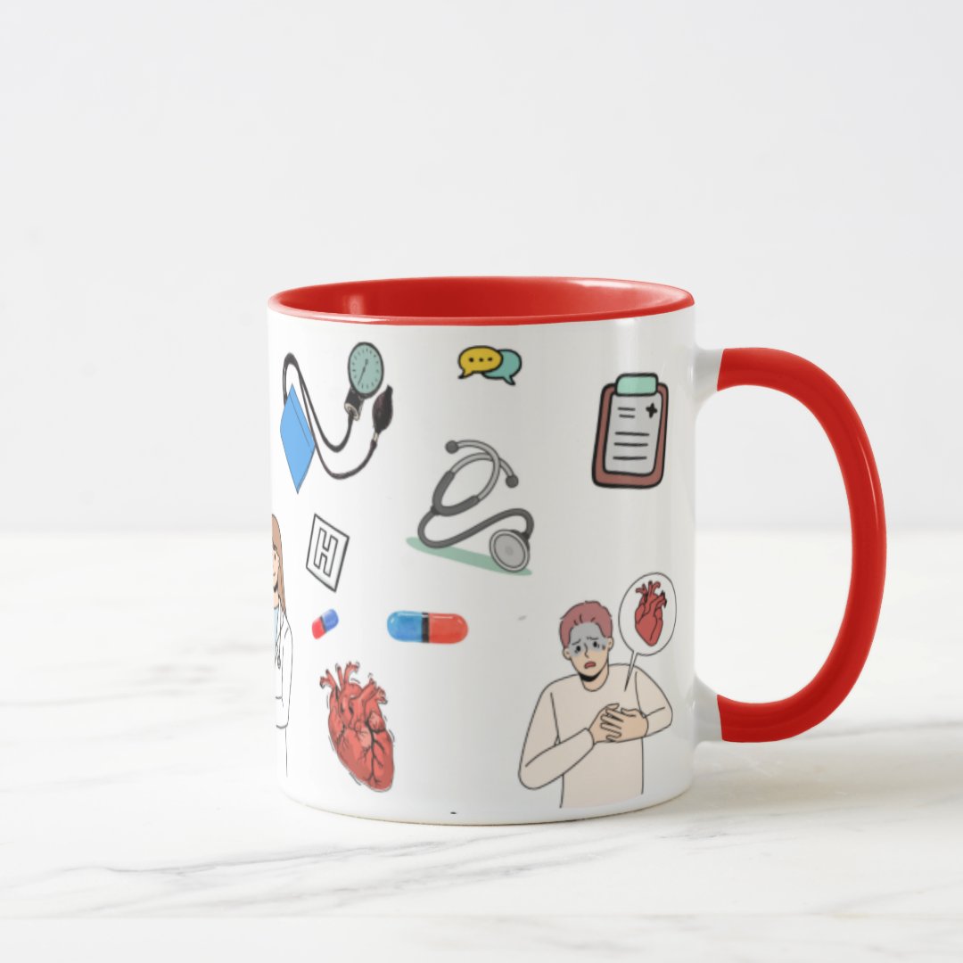 Caneca Cardiologia Presente Criativo Cardiologista Especial