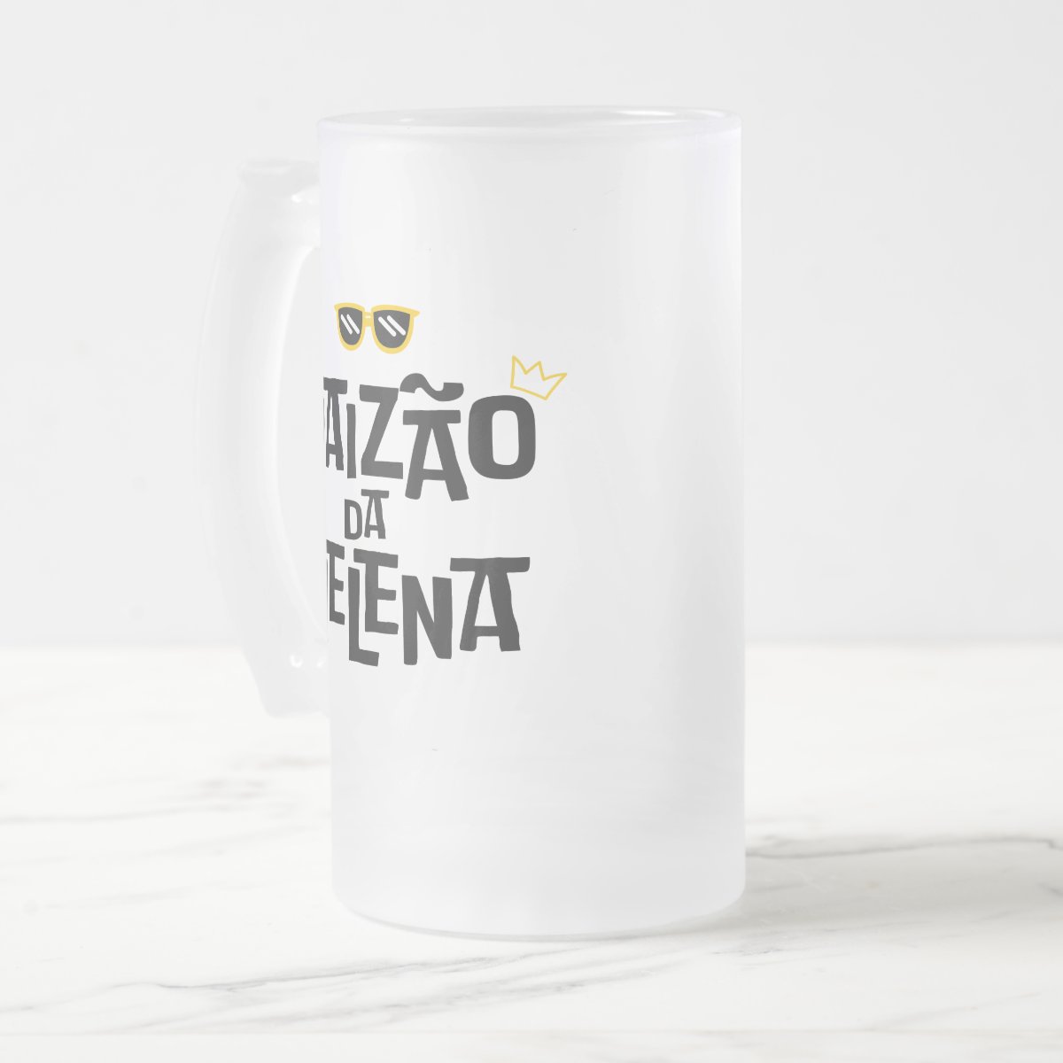 Copo de Cerveja Personalizado Legal Paizão com Nome