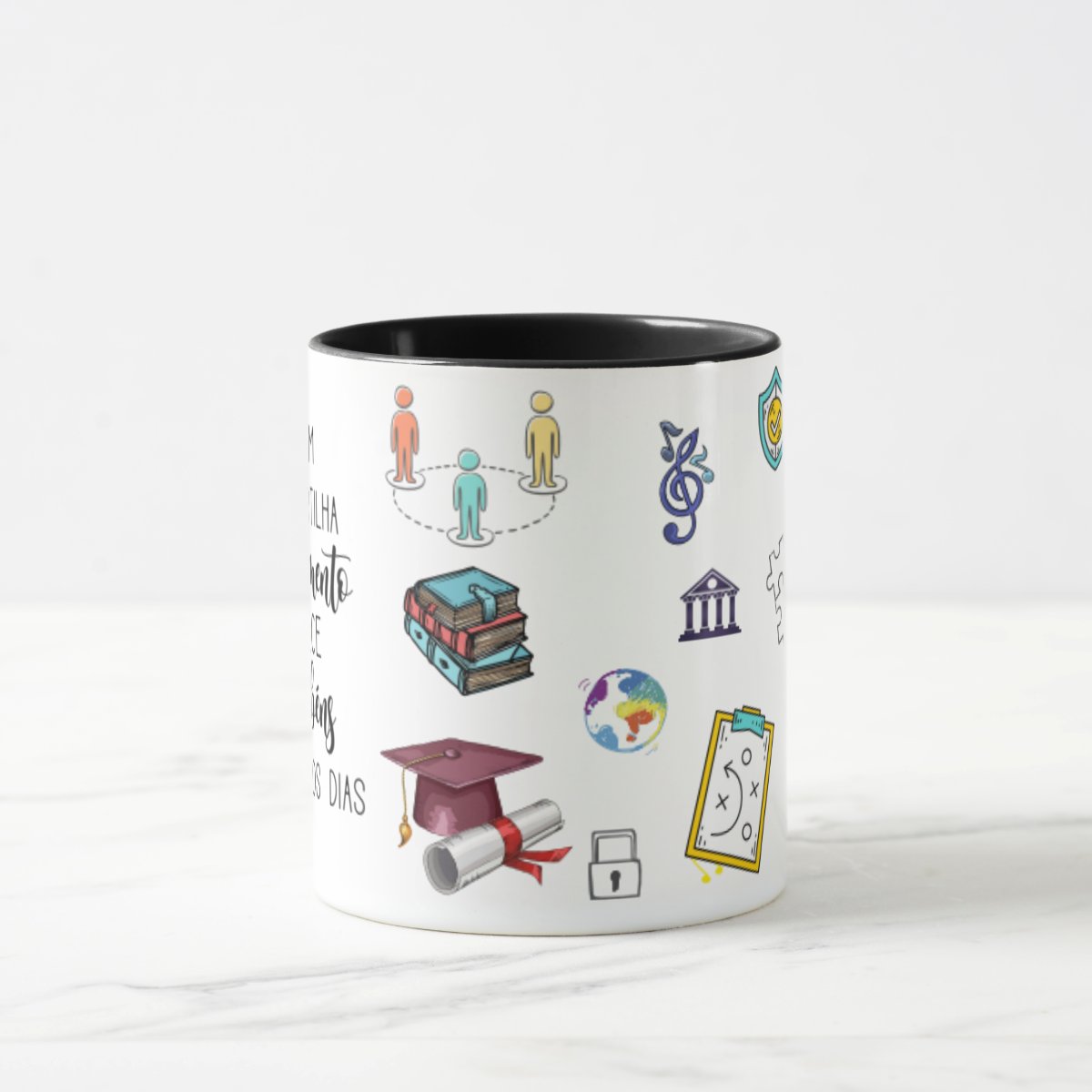 Caneca Professor Sociologia Presente Dia Dos Professores Pronta Entrega