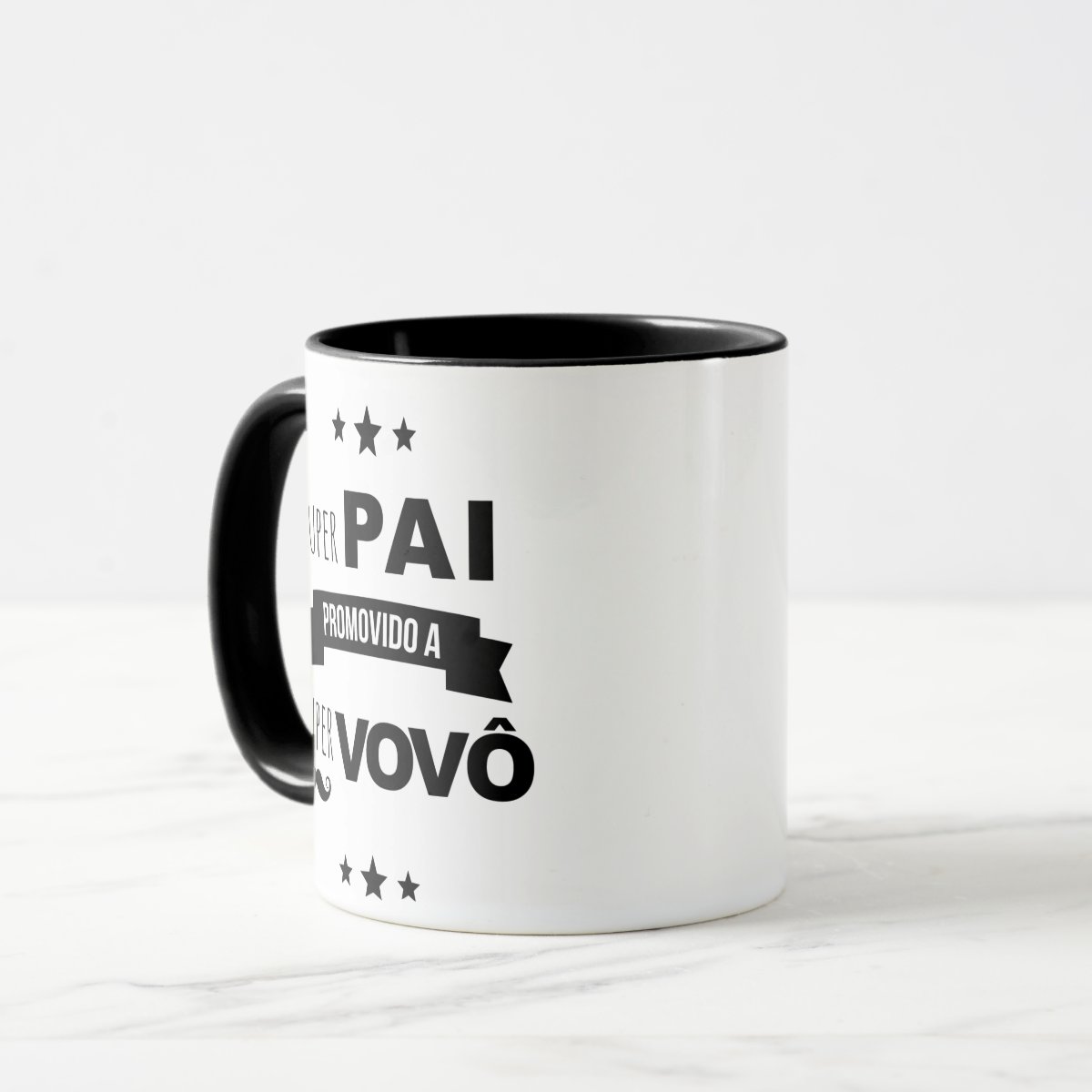 Caneca Presente Criativo Revelação Para Pai Promovido A Vovô