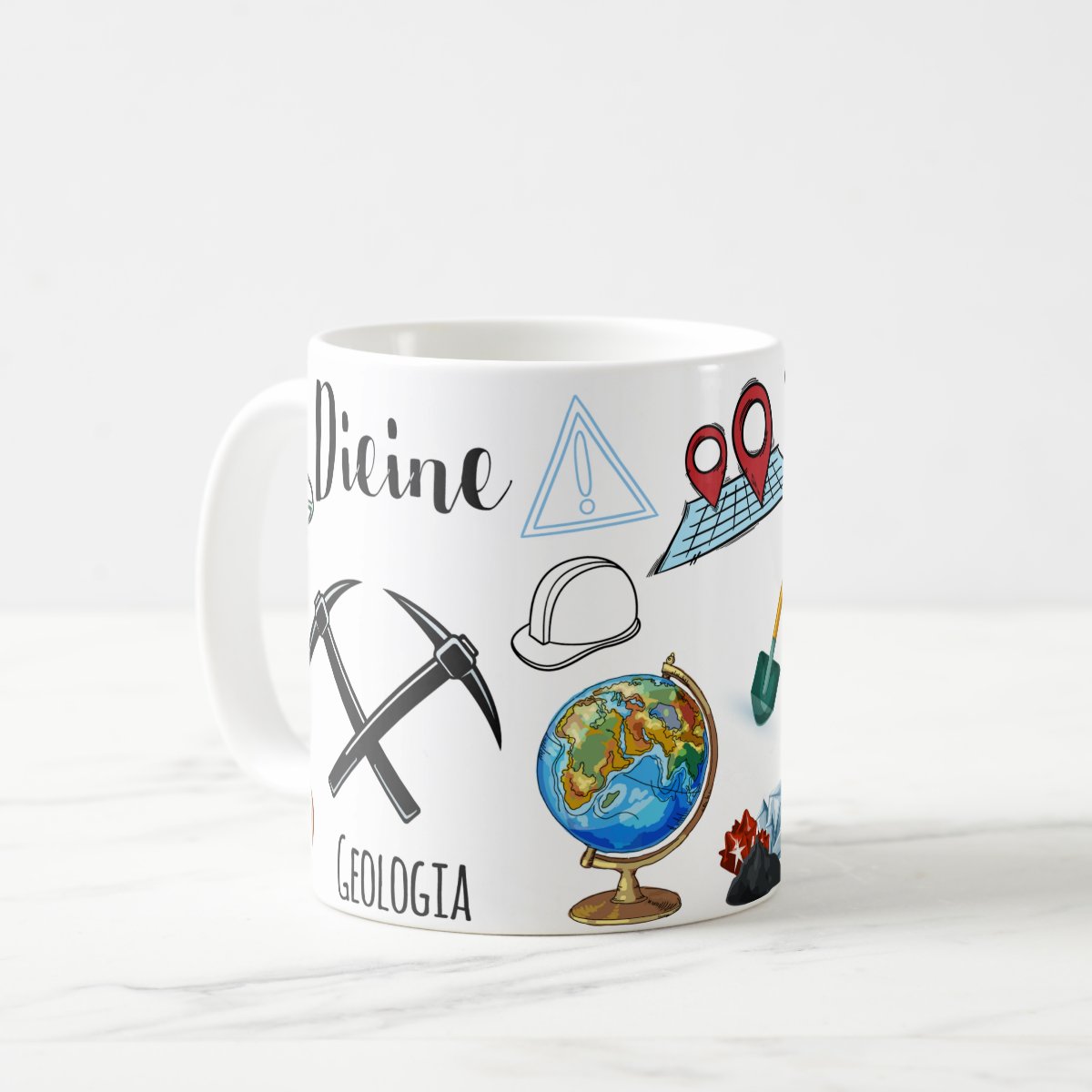 Caneca Presente Personalizado Geologia Profissão Geólogo