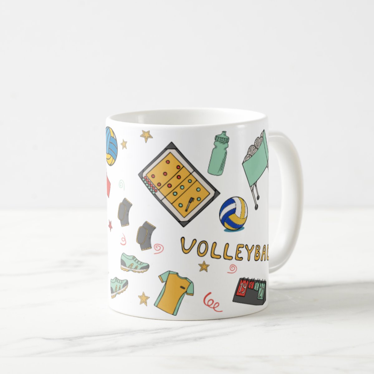 Caneca Presente Professor De Educação Física Volei Voleibol