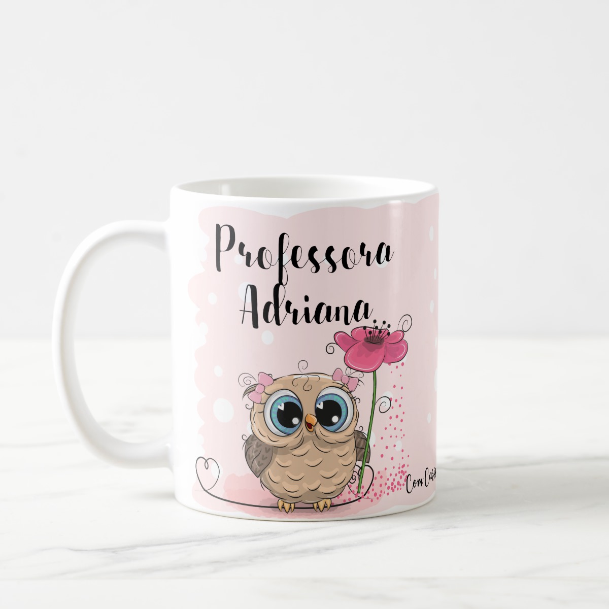 Caneca Presente Professor de Capoeira Nome e Agradecimento