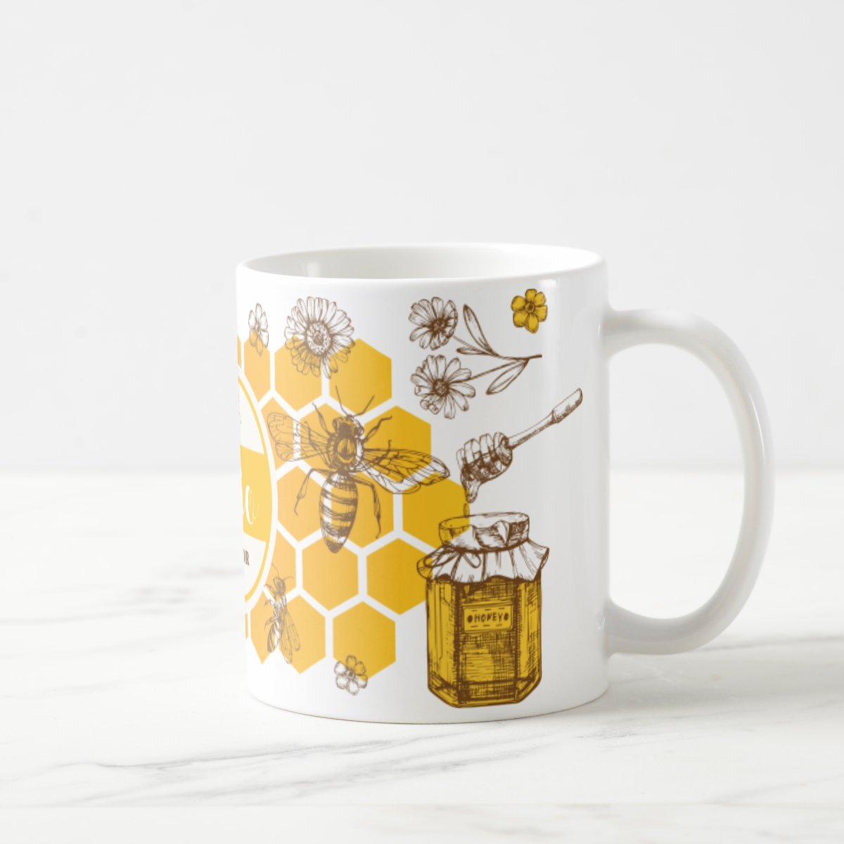 Caneca Personalizada Abelhas Apicultor Presente Criativo