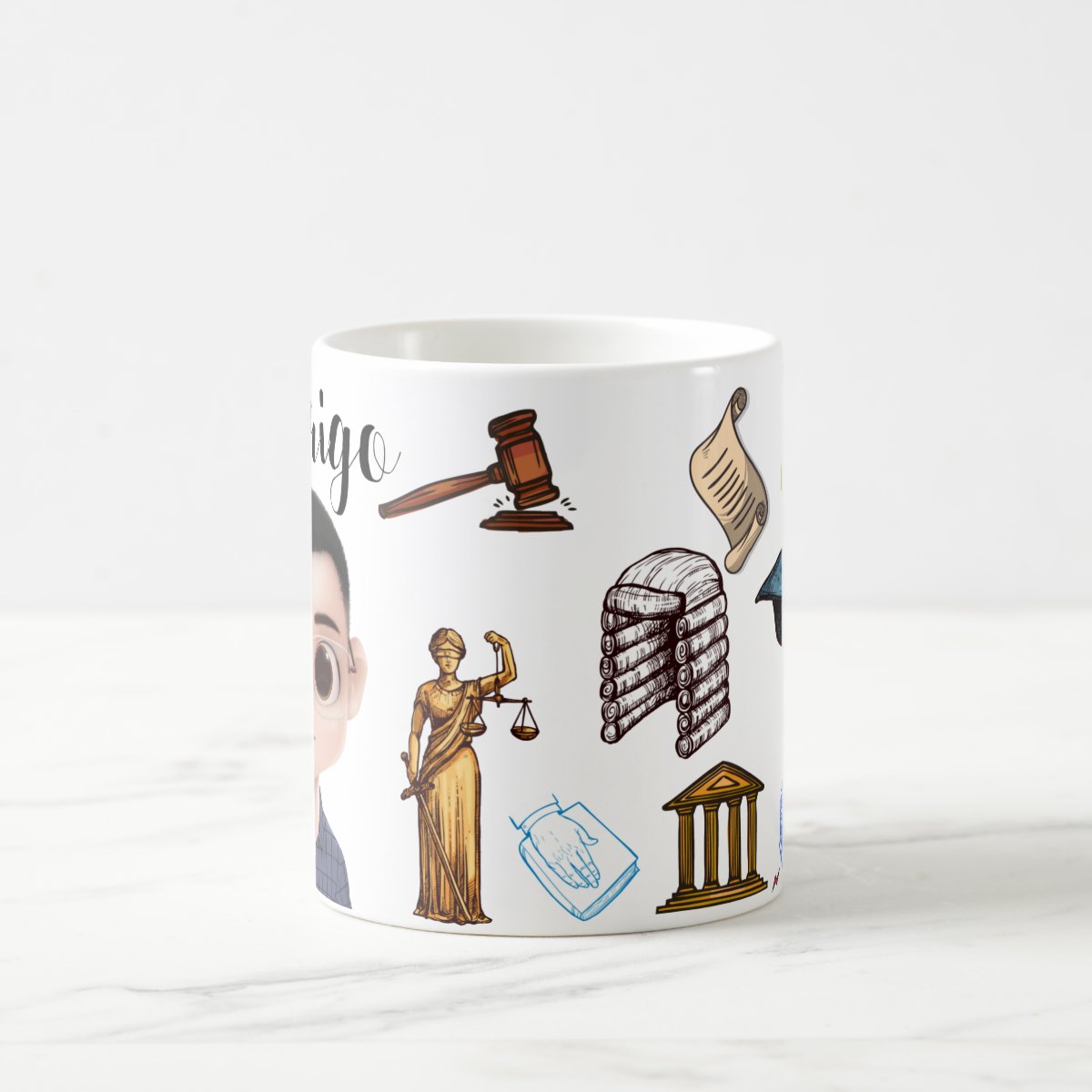 Caneca Personalizada Profissão Direito Presente Advogado