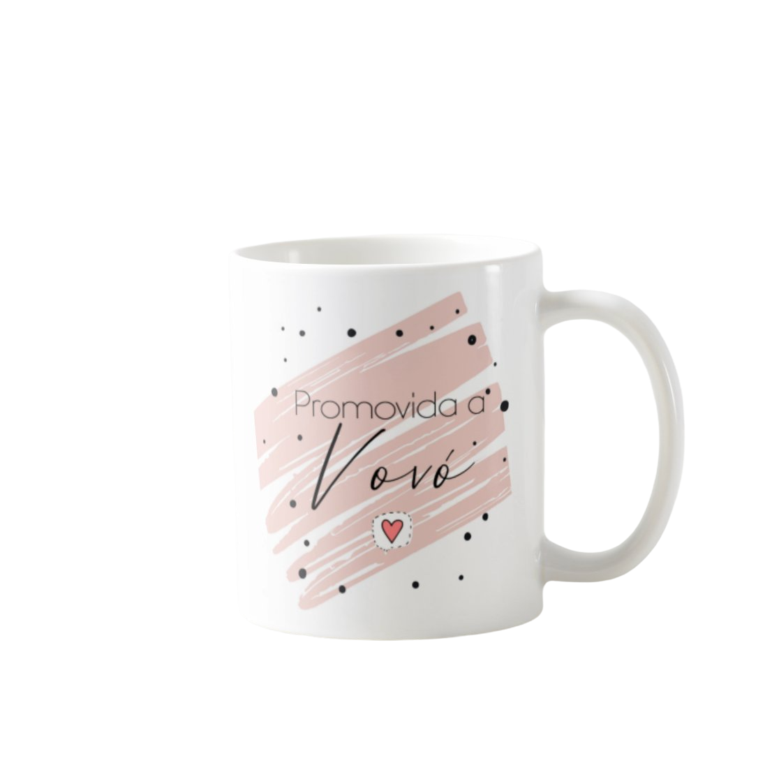 Caneca Presente Revelar Gravidez a Família Promovida a Avó - Anúncio de Gravidez (Avós)