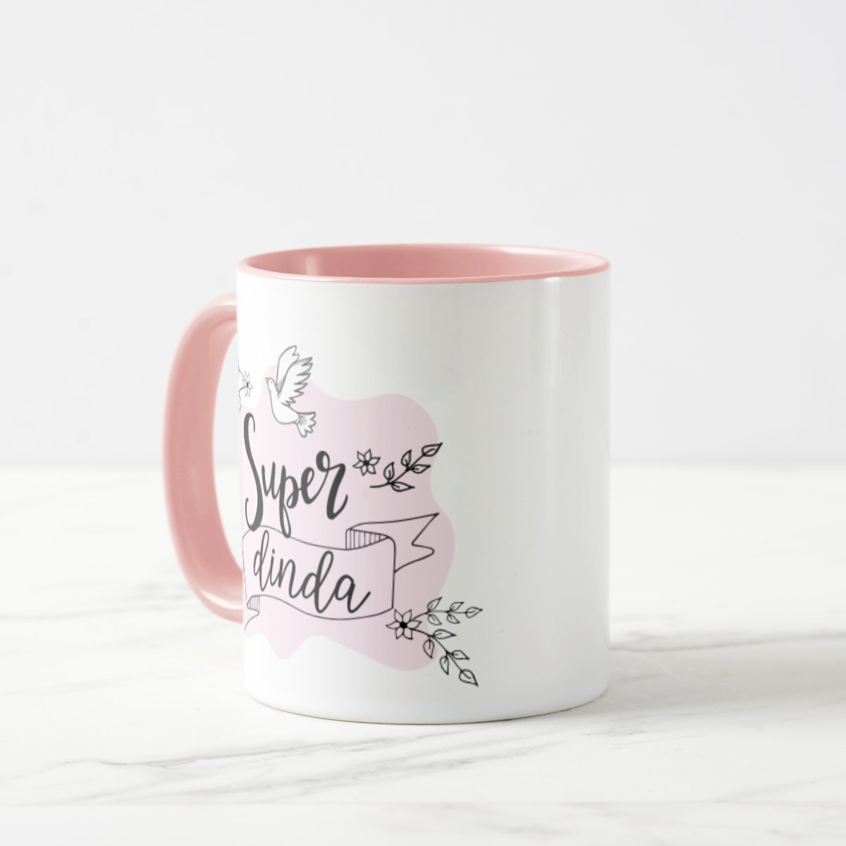 Caneca Personalizada Presente Criativo Madrinha Super Dinda
