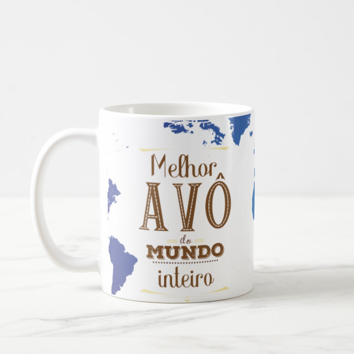 Caneca Presente Dia dos Avós para Melhor Avô do Mundo