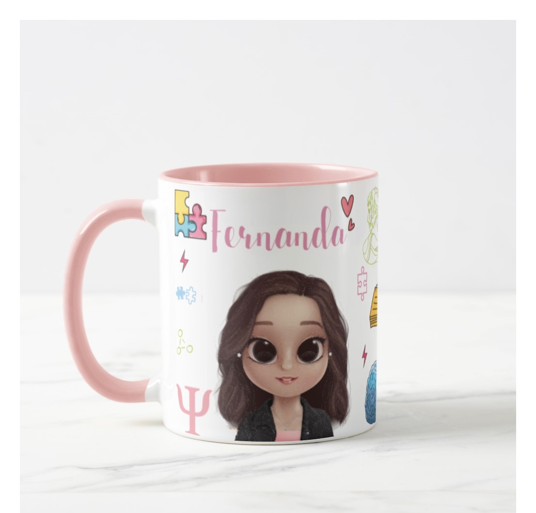 Caneca Personalizada Presente Psicóloga Psicologia