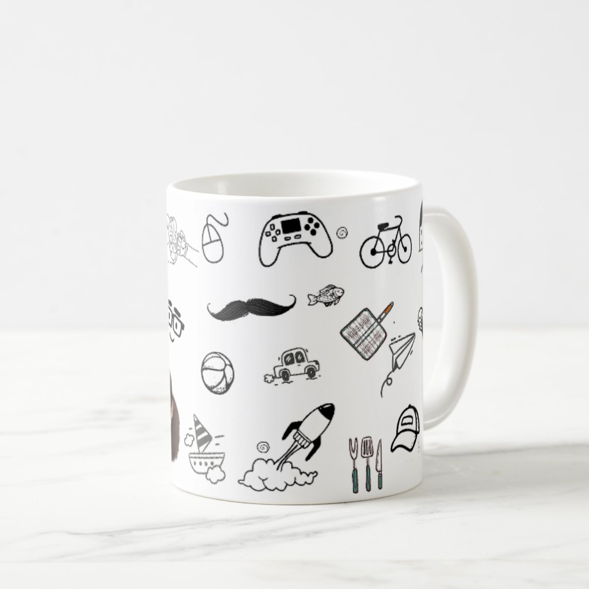 Caneca Personalizada com Avatar Presente Criativo para Pai