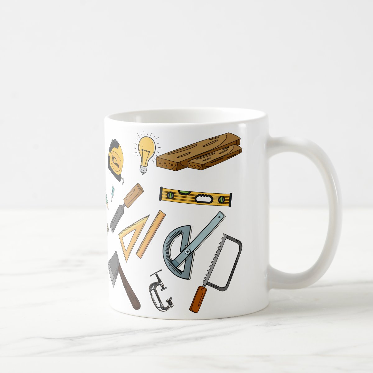 Caneca Personalizada e Criativa de Marcenaria p/ Marceneiro