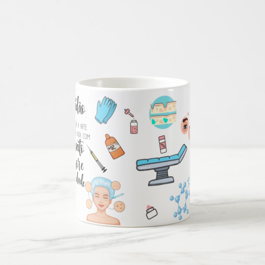 Caneca Presente Criativo Medicina Formatura Dermatologista