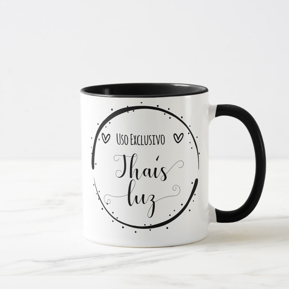 Caneca Feminina Presente Mulher Uso Exclusivo com Nome