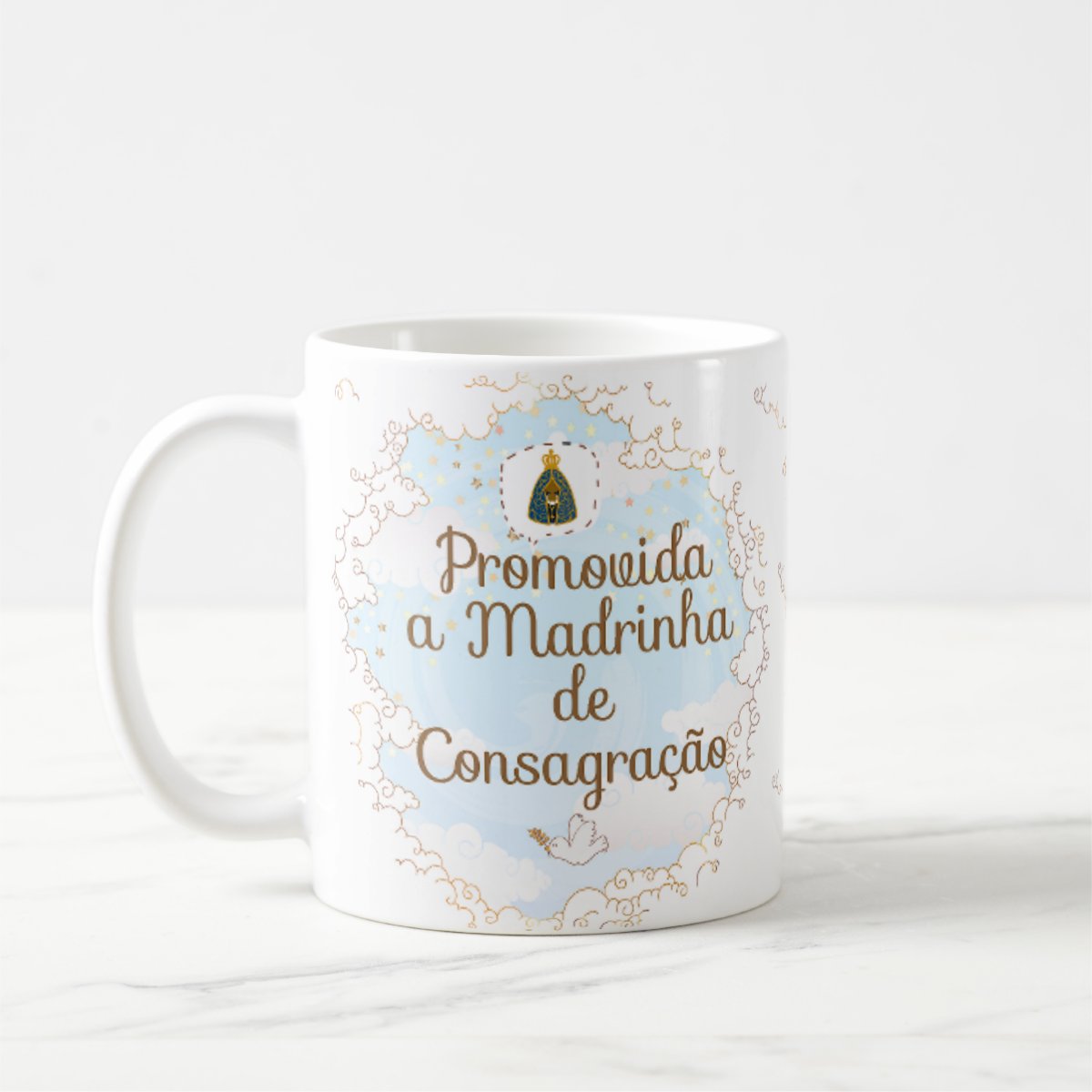 Caneca Personalizada Madrinha de Consagração Xicara Batizado