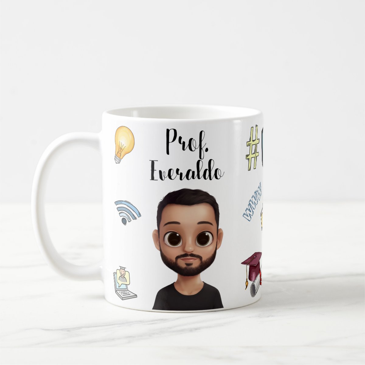 Caneca Presente Personalizado Professor de Informática