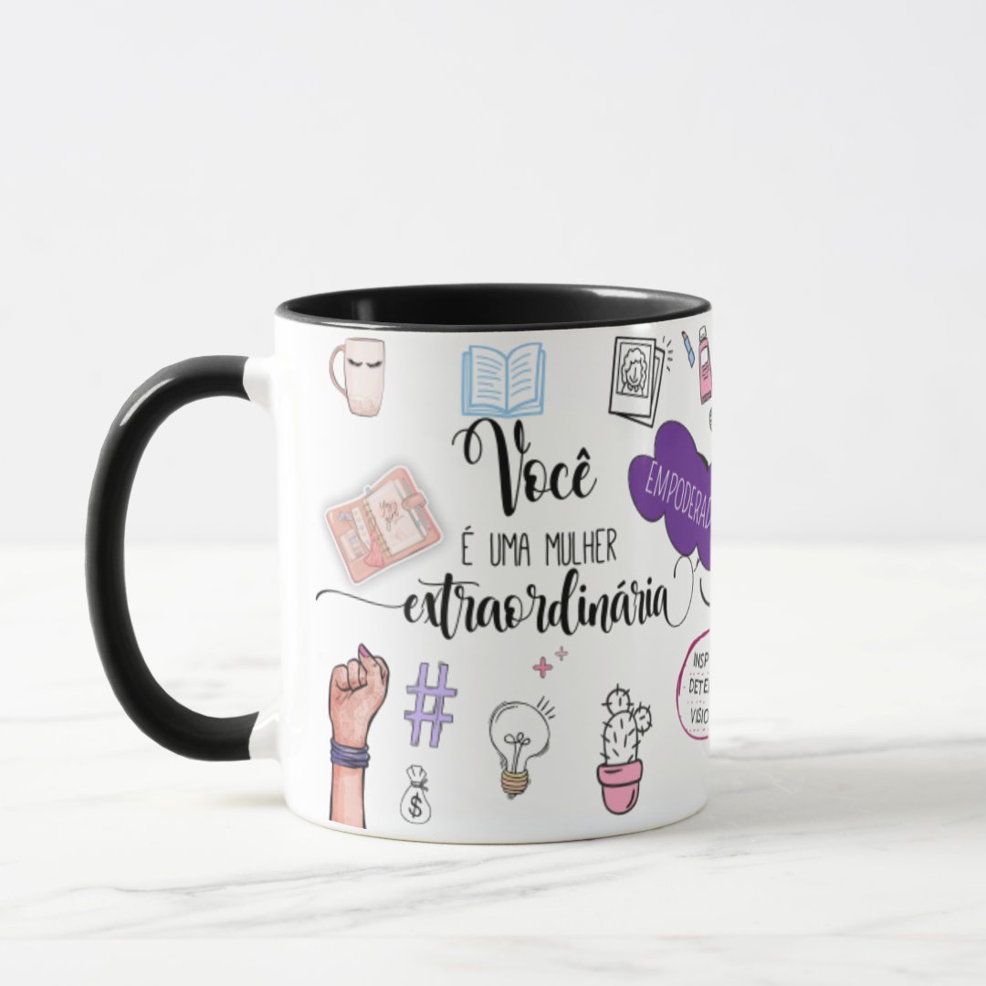 Caneca Personalizada Presente Mulher Dia das Mulheres