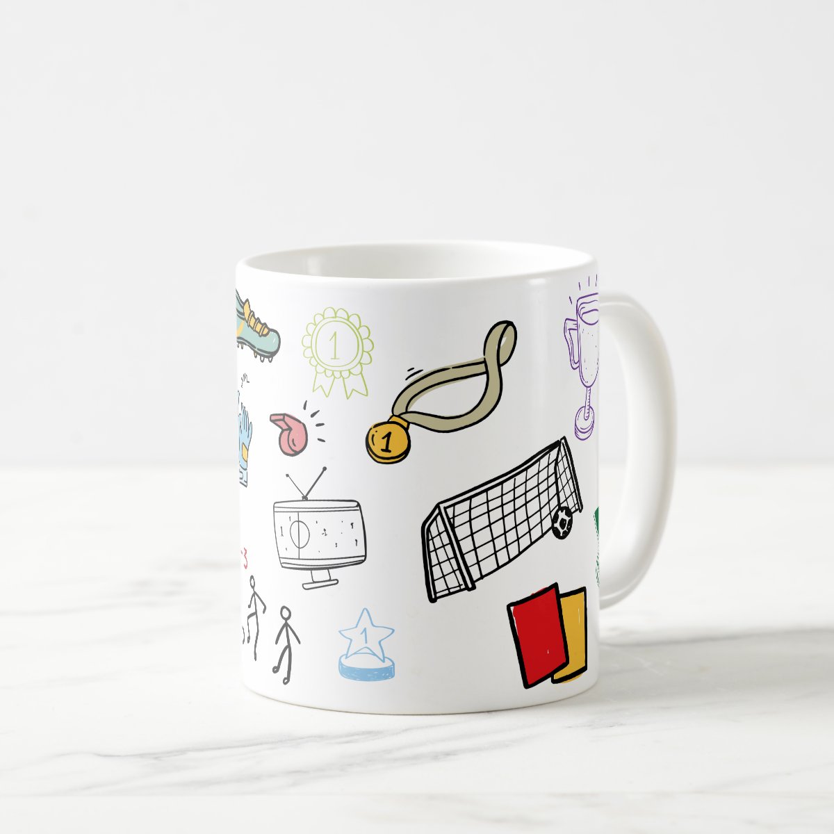 Caneca Personalizada Futebol com Avatar e Nome