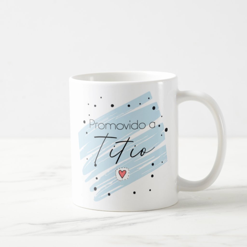 Caneca Presente Revelar Gravidez a Família Promovido a Tio