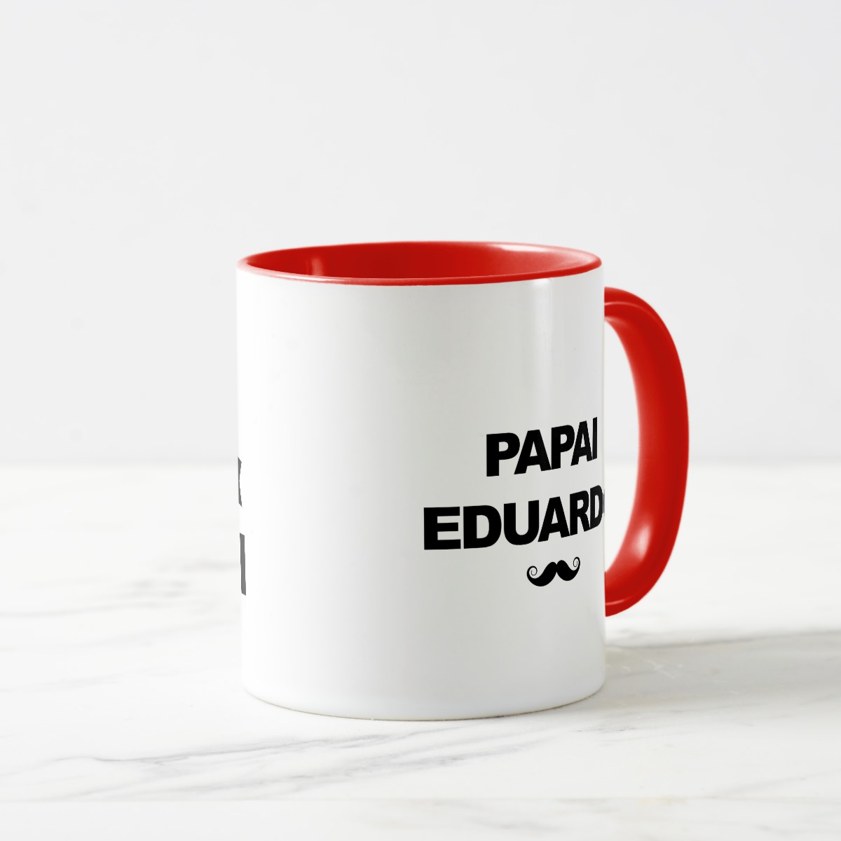 Caneca Presente Pai Frase Primeiro Dia dos Pais com Nome