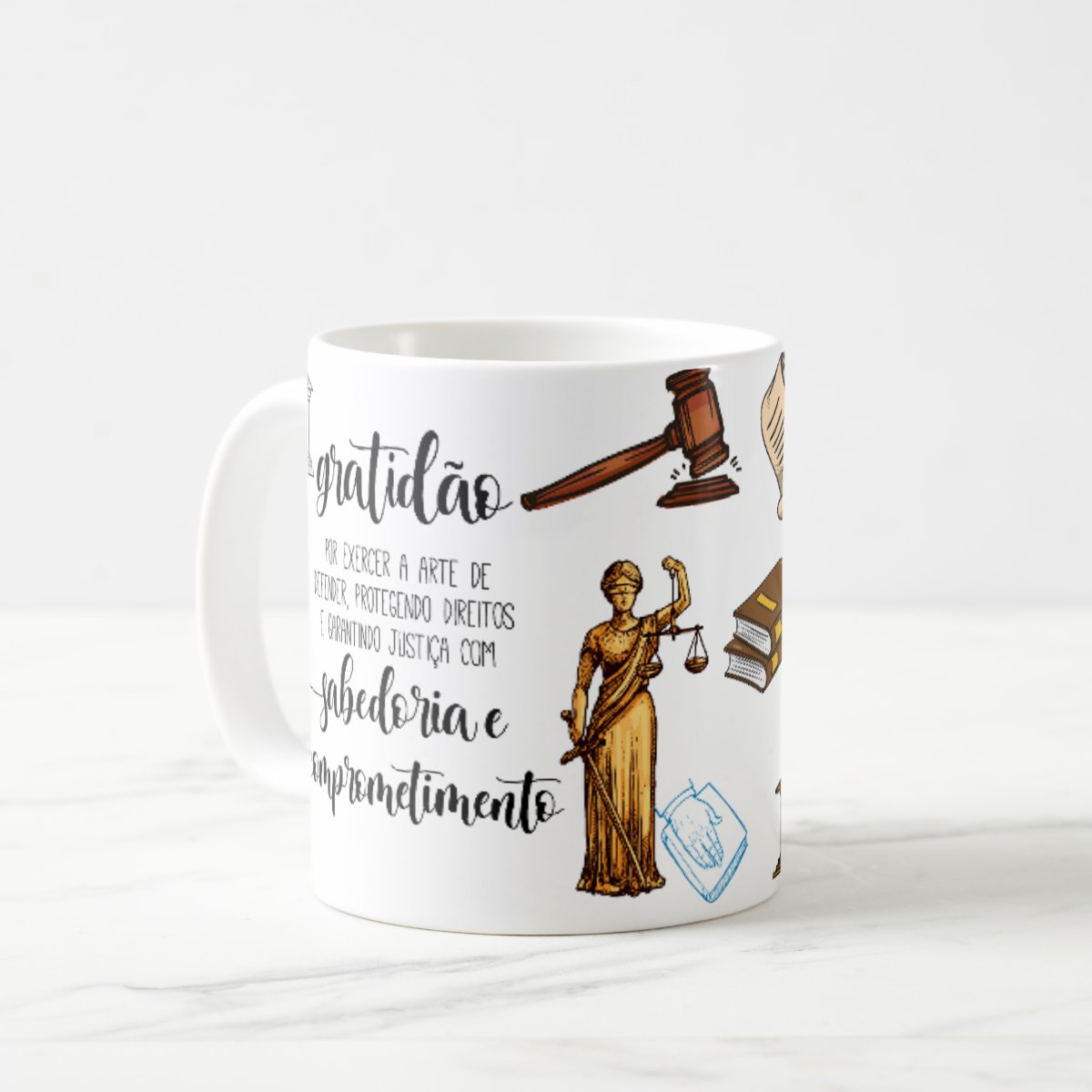 Caneca Profissão Presente Profissionais Advocacia Jurídico