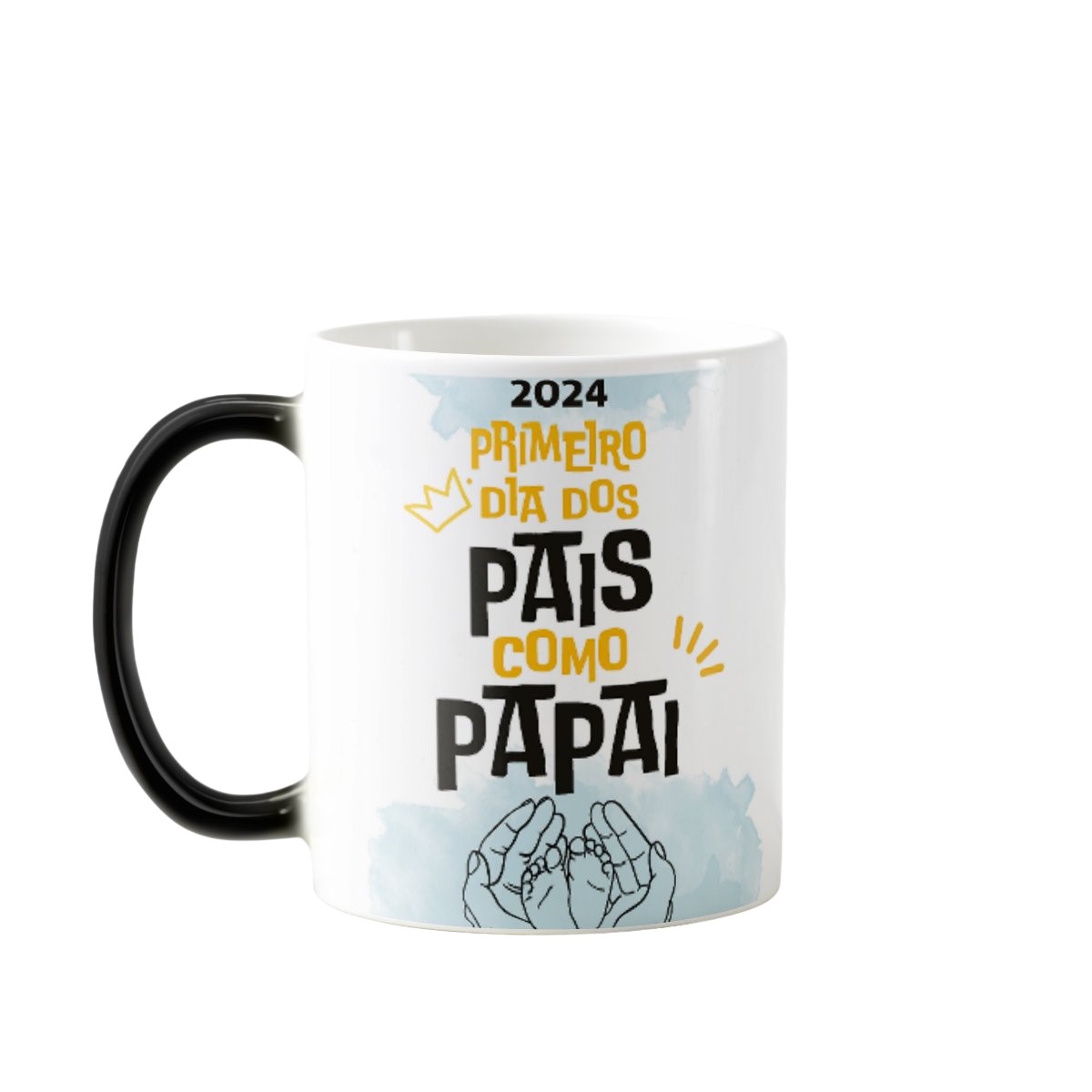 Caneca Mágica Criativa Família 1º Dia dos Pais Como Papai - Família (Pai)