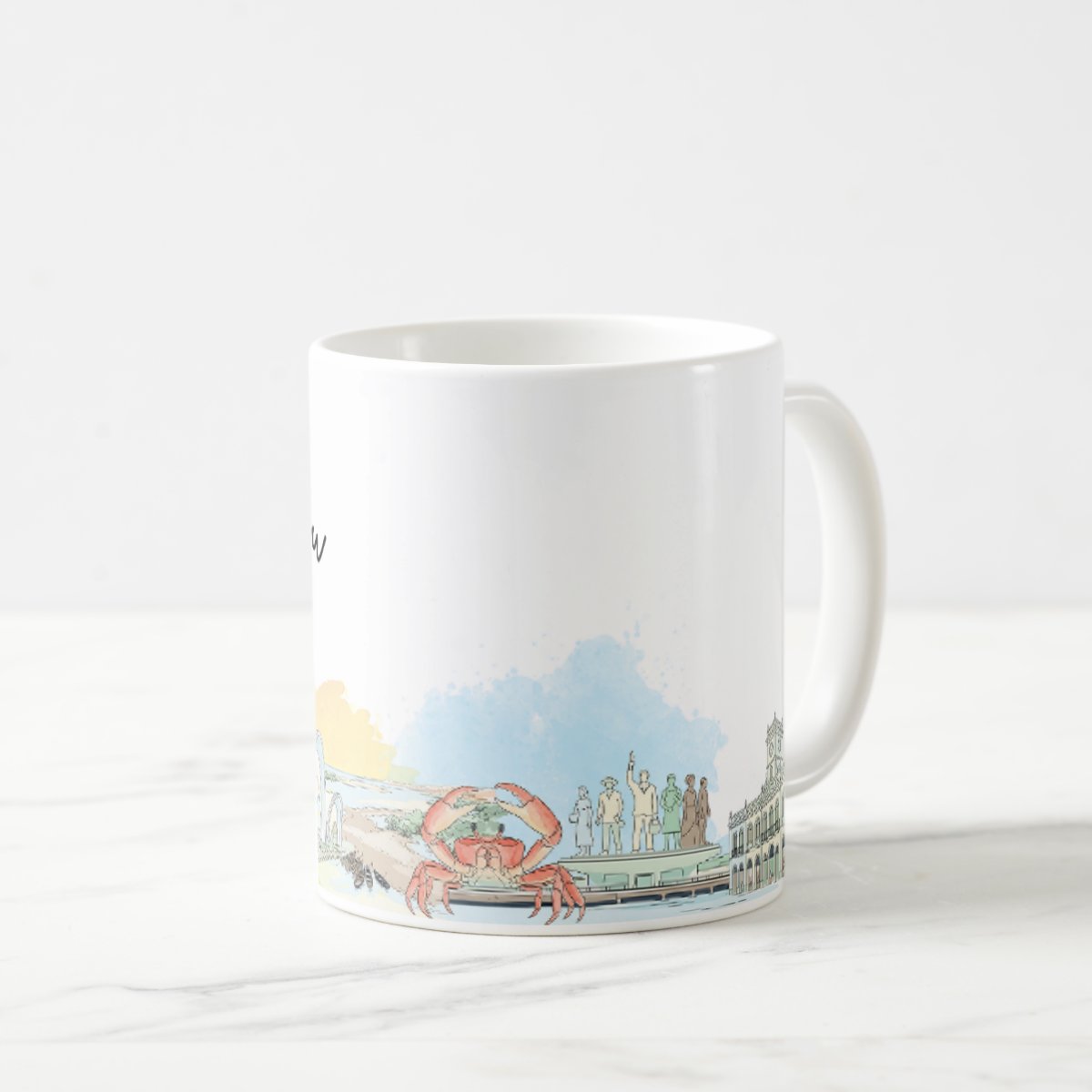 Caneca Personalizada Sergipe Lembrança Cidade Aracaju 