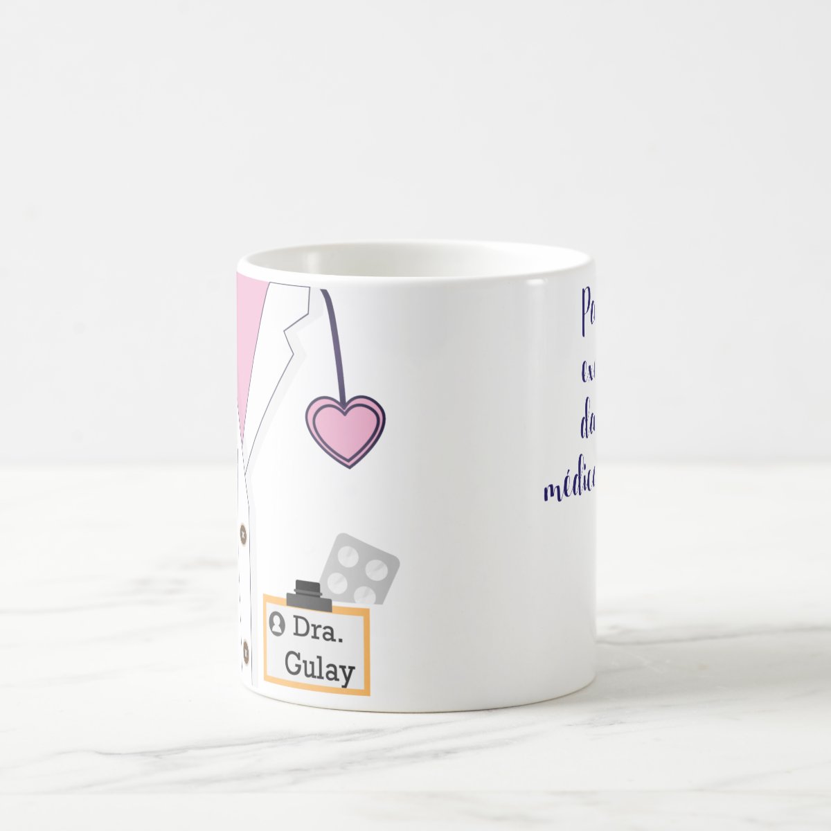 Caneca Medicina Clinico Geral Personalizada Com Nome