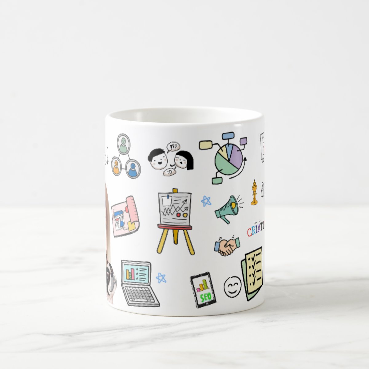 Caneca Personalizada Presente Profissão Gestão de Marketing
