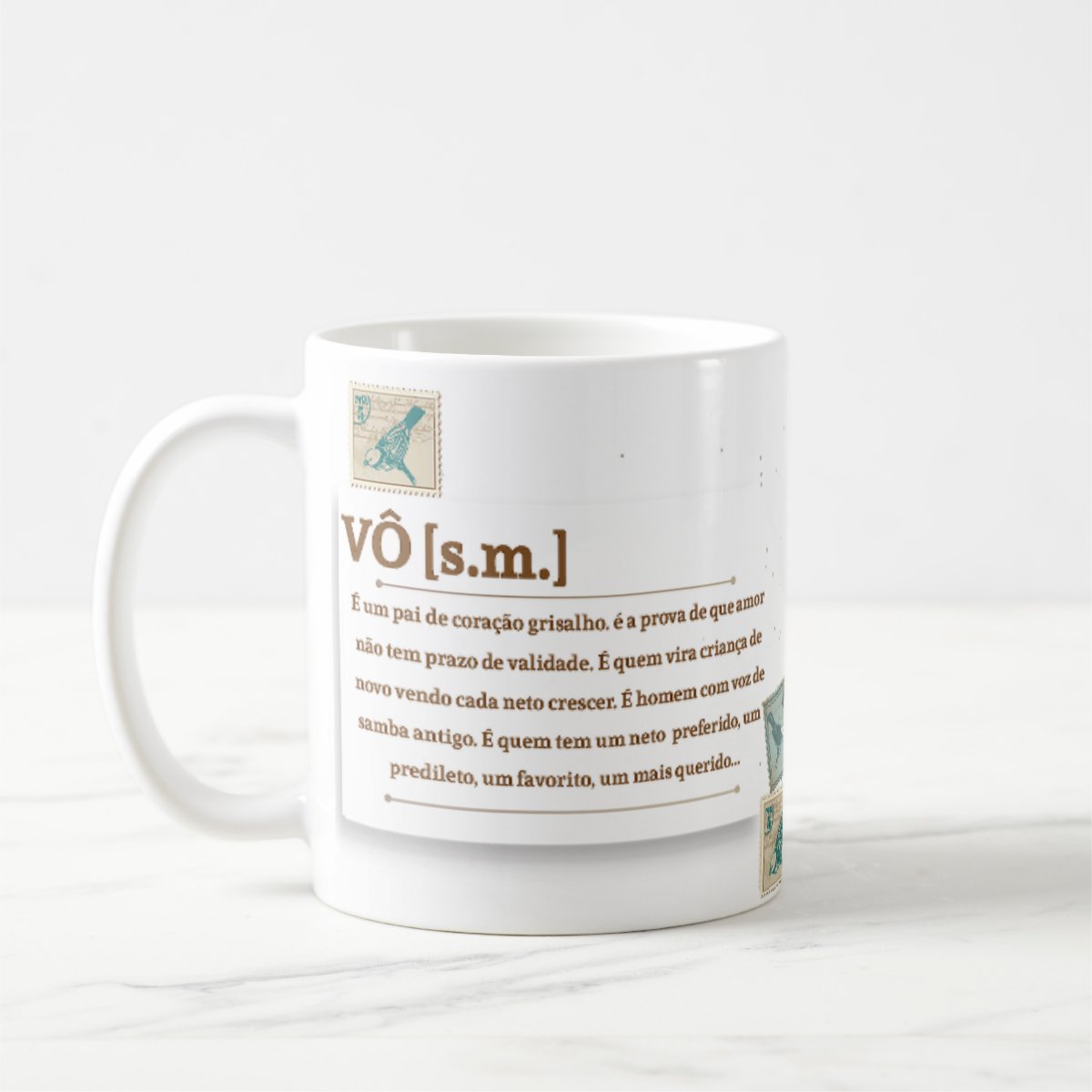 Caneca Presente Personalizado Avô Vovô com Significado