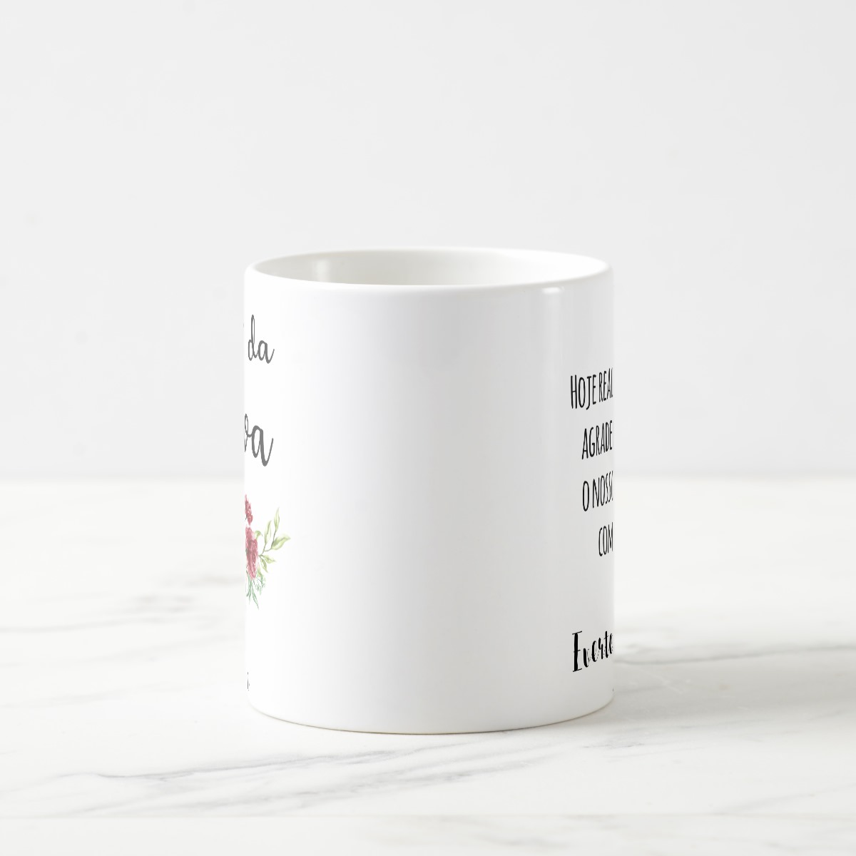 Caneca Personalizada Avó da Noiva Casamento Marsala