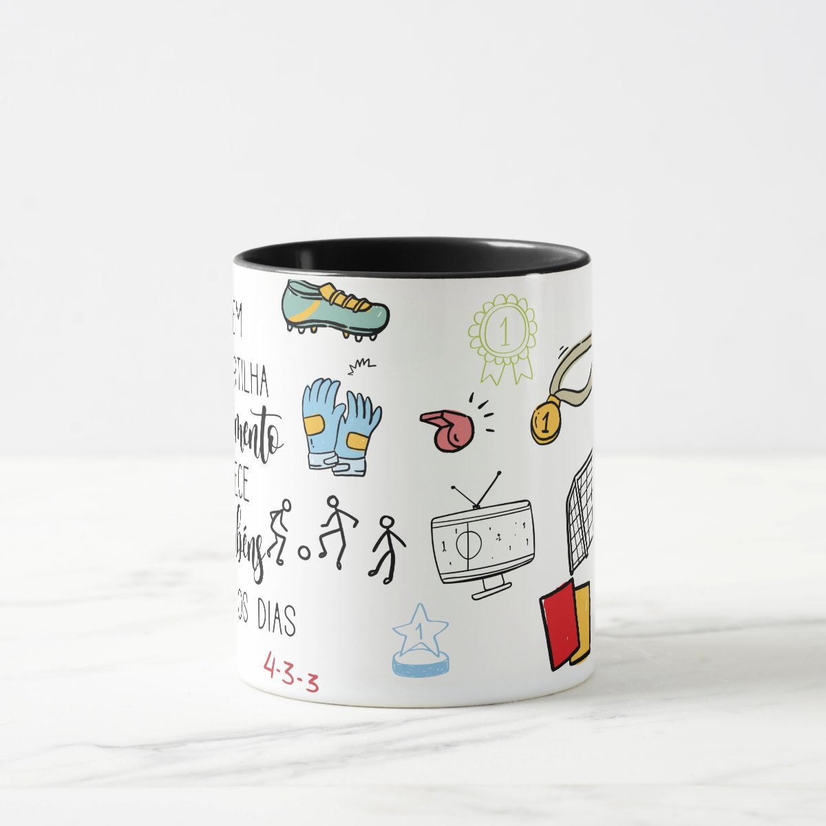 Caneca Presente Dia Dos Professores Técnico De Futebol