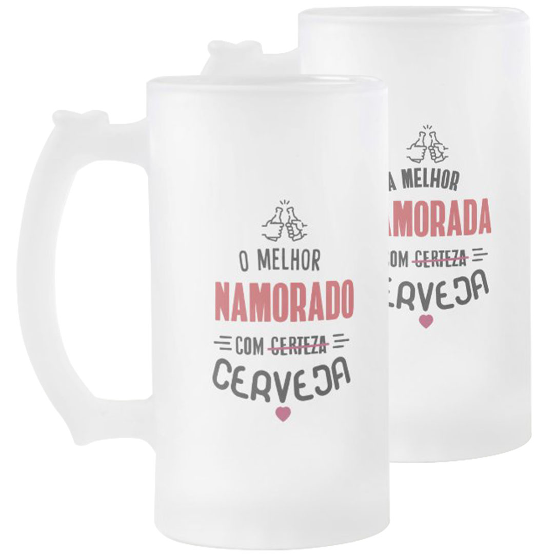 Kit Melhor Namorado e Melhor Namorada com Cerveja - Outros (Casal)
