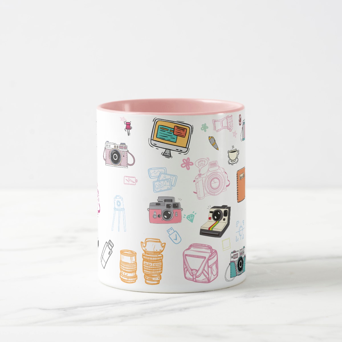 Caneca Profissão Fotografia Presente Criativo Fotógrafa