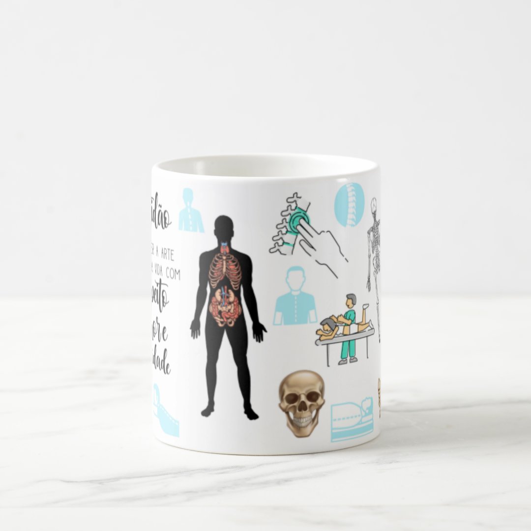 Caneca Presente Personalizado Osteopata Osteopatia