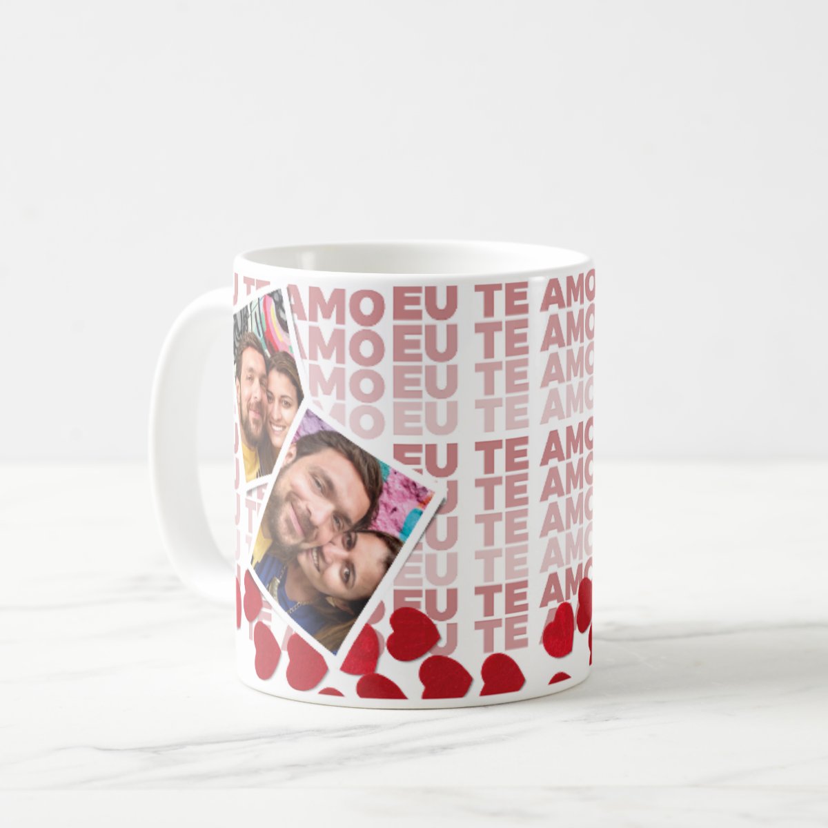 Caneca Personalizada para Presente Casal Apaixonado Te Amo