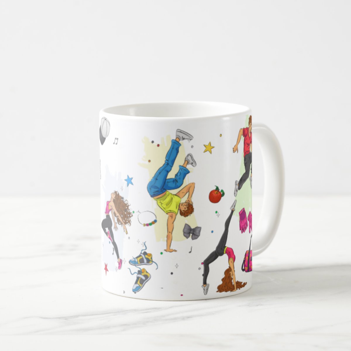 Caneca Dançarina Presente Criativo Mulher Dança Street Dance