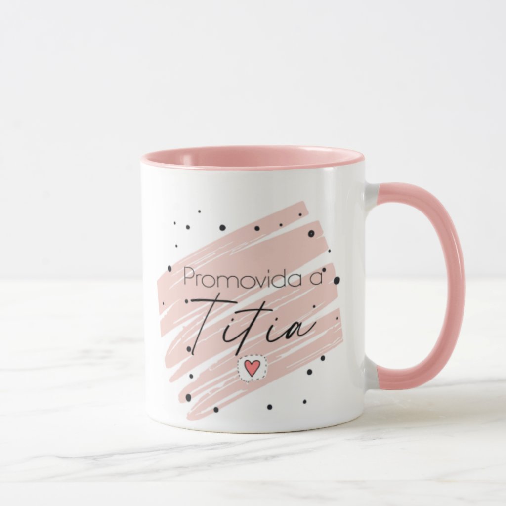 Caneca Revelação De Gravidez Criativa Promovida A Titia