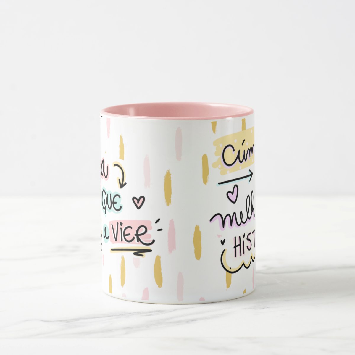 Caneca Personalizada Presente Amiga para o Que Der e Vier