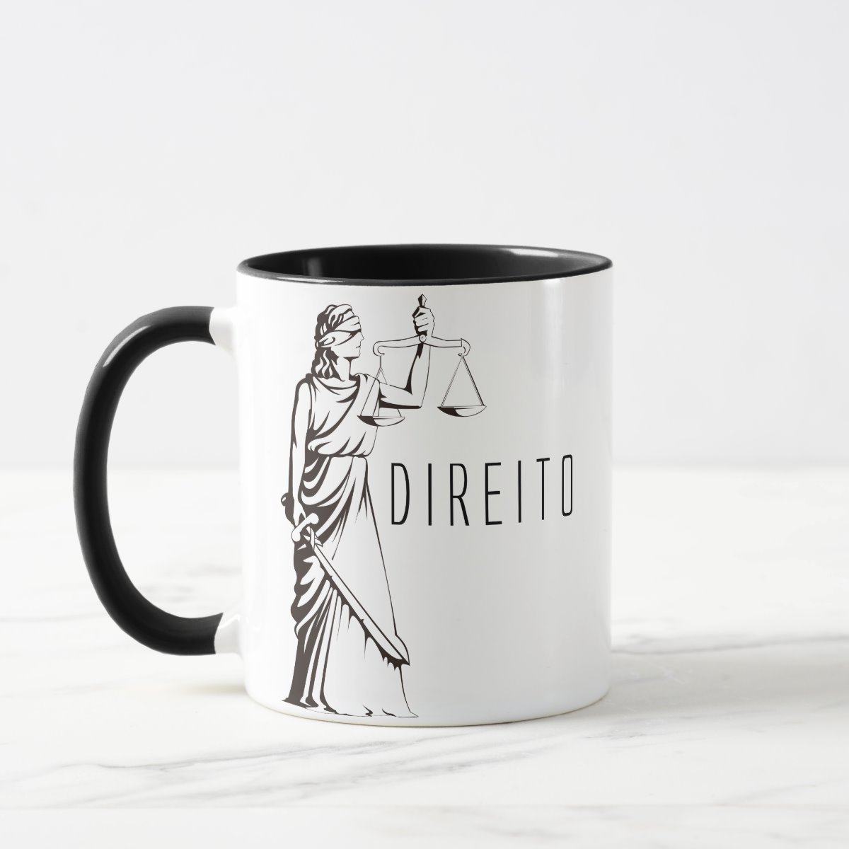 Caneca Direito Profissão Advogado Presente Advocacia - Profissões (Advogado(a))