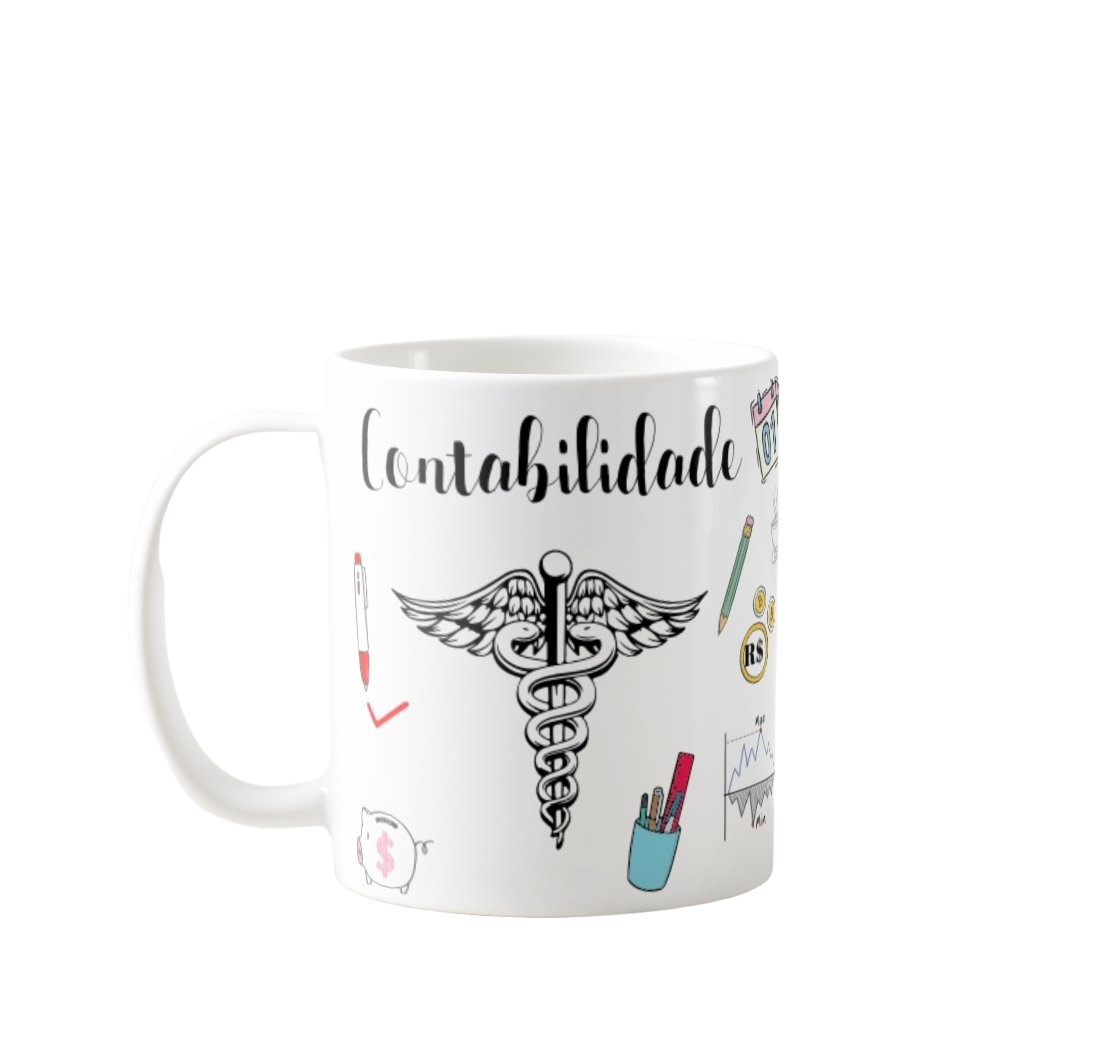 Caneca Contabilidade - Profissões (Contador(a))