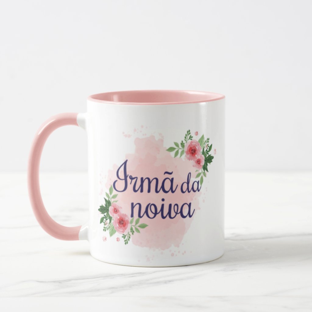 Caneca Divertida Lembrança de Casamento Irmã da Noiva - Casamento (Convidados)