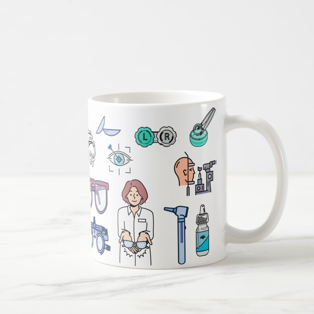 Caneca Personalizada de Presente Profissional Oftalmologista